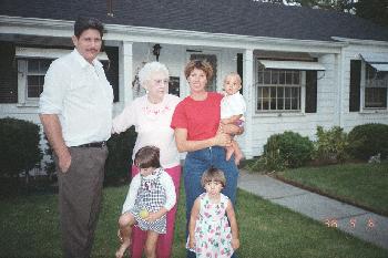 Debbie with kids Gramma & Steve